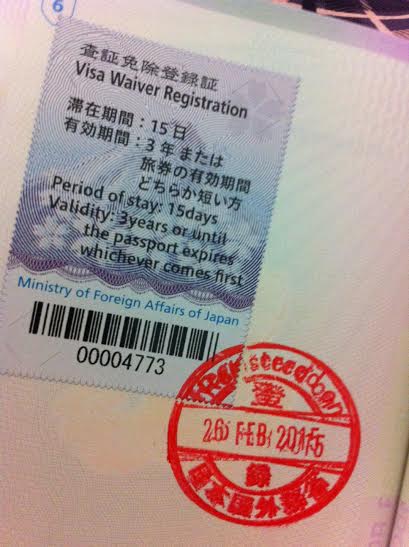 visa waiver'